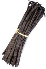 paquet vanille Bourbon, fond blanc