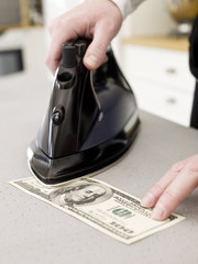 Ironing money