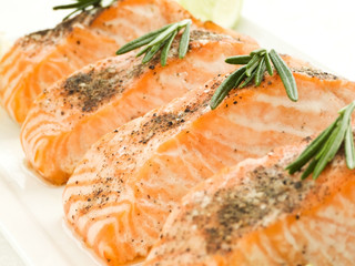 Baked salmon
