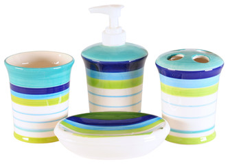 Bathroom accessories. Isolated