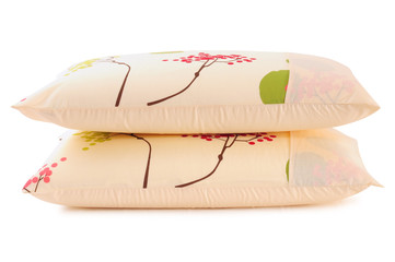 Floral pillows. Isolated