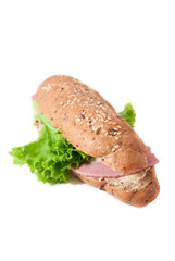 sandwich isolated on white