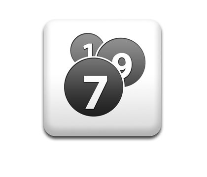 Boton cuadrado blanco sorteo loteria