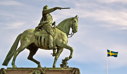 Statue de Gustave-Adolphe de Suède