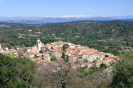panorama du village de ramatuelle