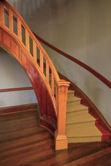 Spiral Wooden Staircase