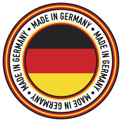 Made in Germany Circular Decal