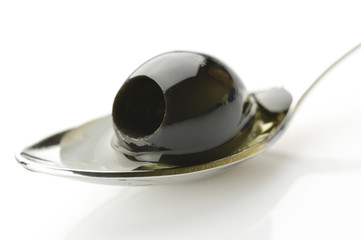 Black olive close-up