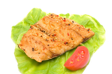 Geräuchertes Makrelenfilet