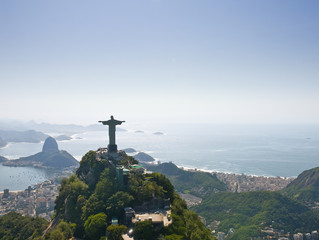 Dramatische Luftaufnahme von Rio De Janeiro