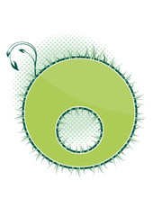 letra O alfabeto ecology