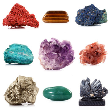 collezione di minerali