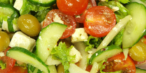 Fresh salad background