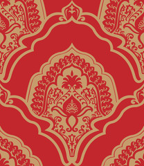 Seamless damask pattern