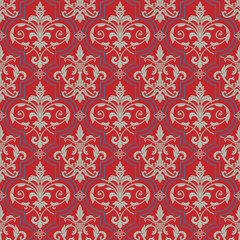 Seamless damask pattern