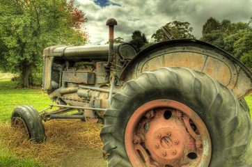 An Old Tractor in HDR