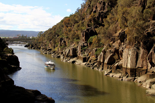 Cataract Gorge In Launcheston. Tasmania.