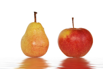 Pear and apple