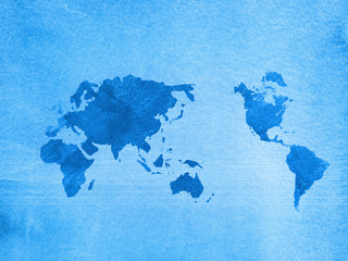 world map technology style