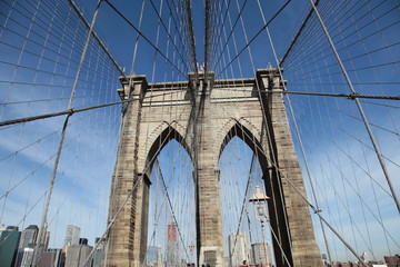 Fototapeta na wymiar Brooklyn Bridge, Nowy Jork