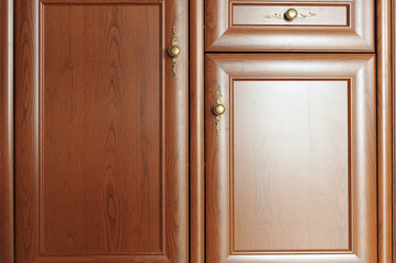 Fototapeta premium brown cupboard