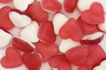 love heart sweets