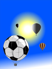 Balloon in form of  ball