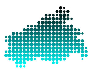 Karte von Mecklenburg-Vorpommern