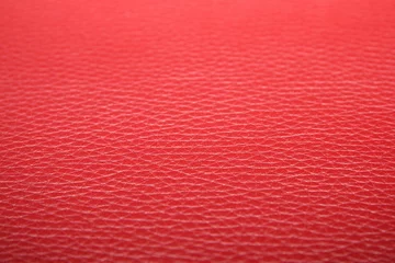 Abwaschbare Fototapete Leder Rot