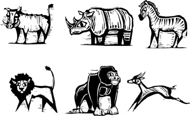African Animal Group #2