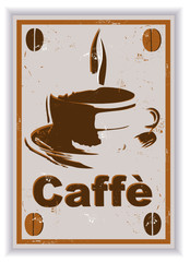 Italian Vintage poster Caffè