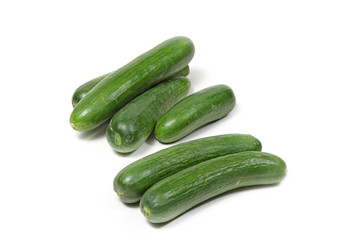 Tasty kitchen. Fresh vegetables isolated on white