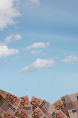 background of 50 euro