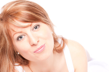 Naklejka premium Portrait of sexy woman.
