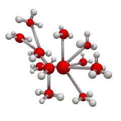 Obraz premium 3D Molecule