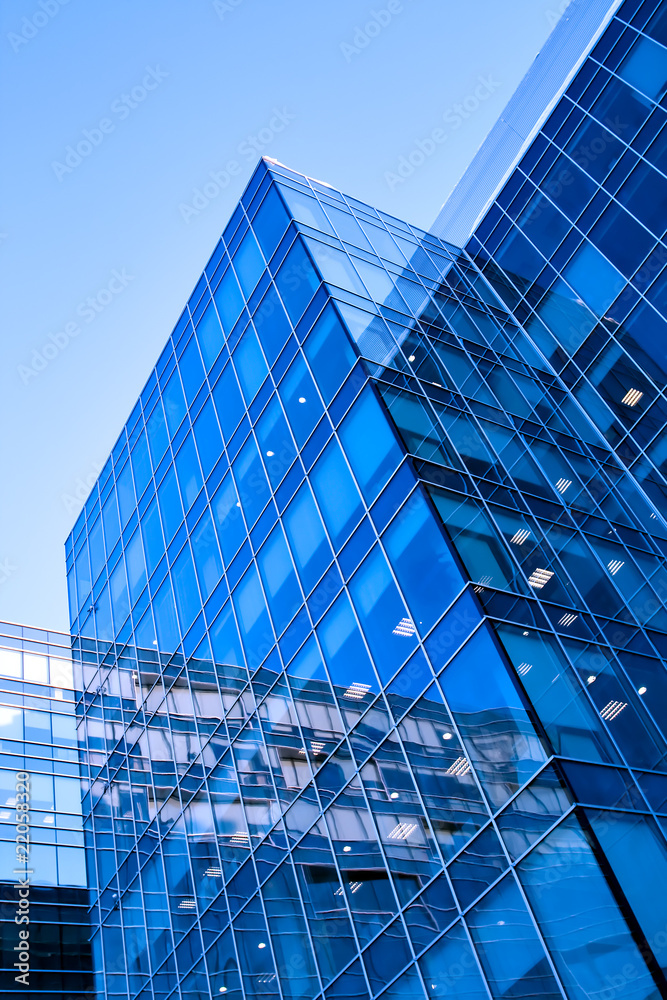 Wall mural modern geometric skyscrapers