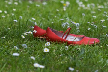 Red shoes