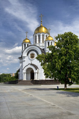Fototapeta na wymiar church samara russia