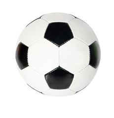 black and white soccer ball