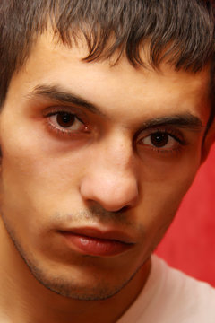 evil guy face
