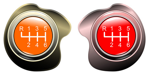 Vehicle's gear orange and red colletion