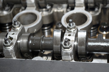 Fototapeta na wymiar Part of a car engine