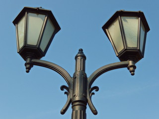 Fototapeta na wymiar Two old lanterns