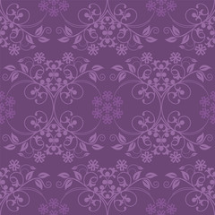 Beautiful seamless purple wallpaper