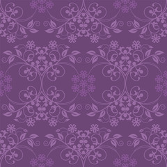 Beautiful seamless purple wallpaper