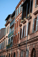 Fototapeta na wymiar Rue à Toulouse