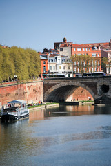 Obraz premium La Garonne à Toulouse