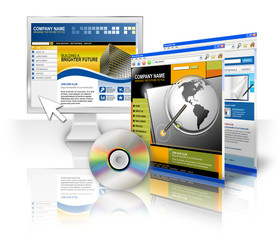 Computer Internet Websites with CD