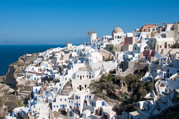 Greek town in Santorini