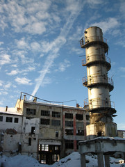 Ruins of old sugar mills